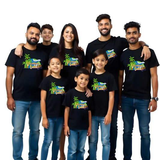 Vacation Time Printed Matching Group T-Shirts