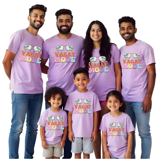 Vacay Mode Printed Matching Group T-Shirts