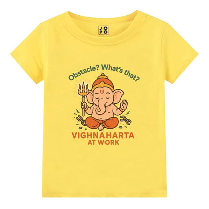 Vignahartha Lt.Yellow t-shirt for Vinayagar Chathurthi