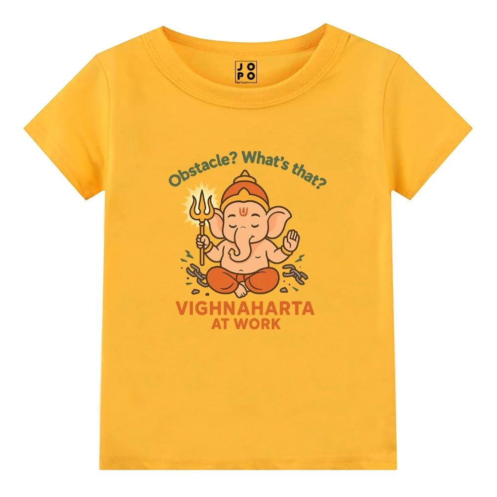 Yellow t-shirt for Vinayagar Chathurthi