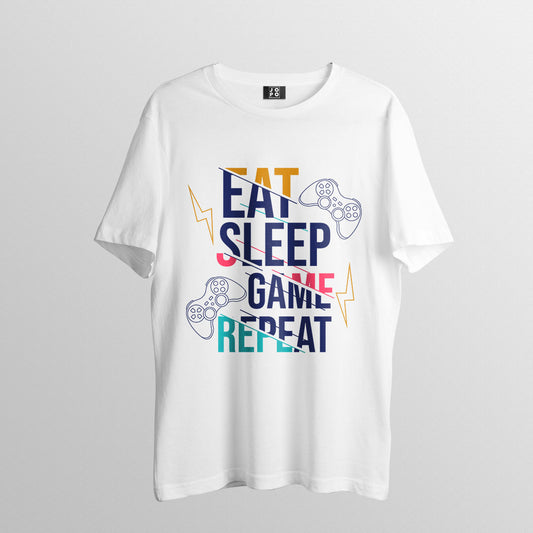   Eat Sleep Game Repeat T Shirt

