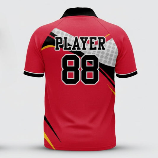 Custom Sports Polo T-Shirt – Personalised Name & Number