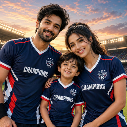 Family Match Day Jerseys for Dad Mom Kids – Sports Twinning Athletic Wear