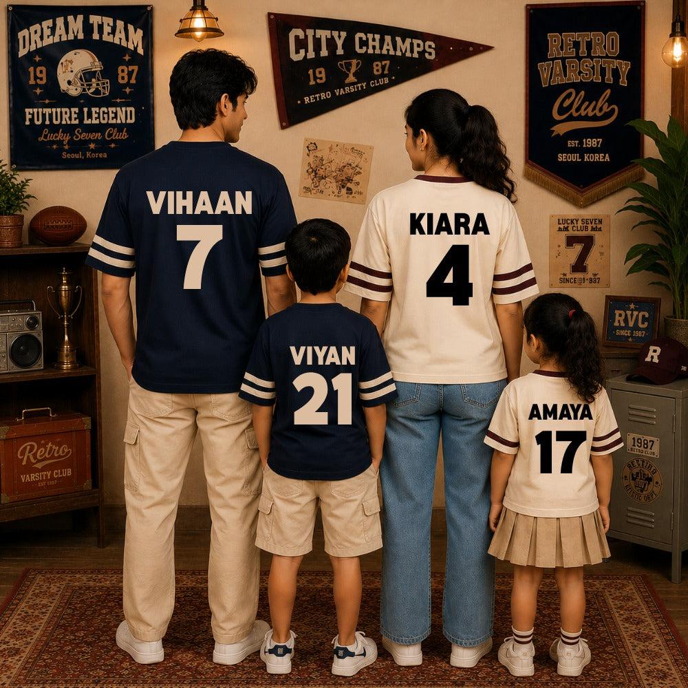 Family Match Day Jerseys for Dad Mom Kids – Sports Twinning Athletic Wear