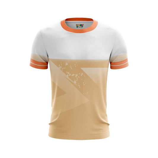 Sports Jersey for Adults Jersey White, Beige and Orange colors.