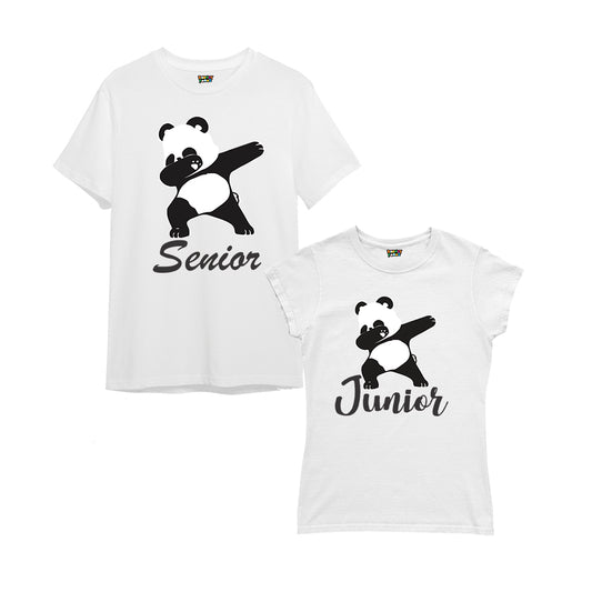 matching clothes for dad and son white