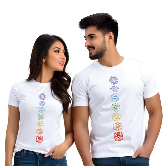 couple t shirts white
