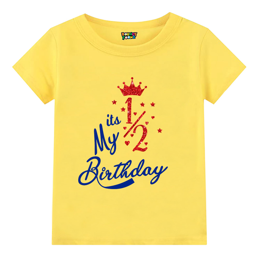 Cute 6months Half Birthday Tshirt/Onesie