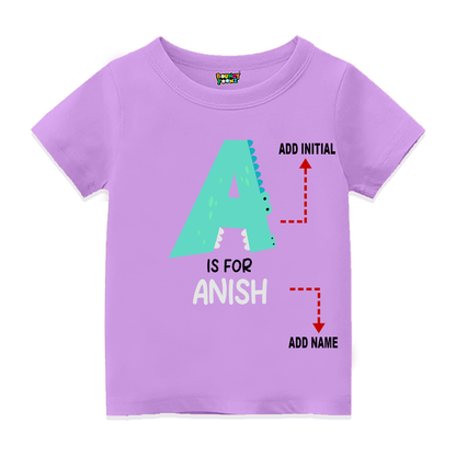 Bouncy Toonz  Customised Alphabet Toddler T-shirts