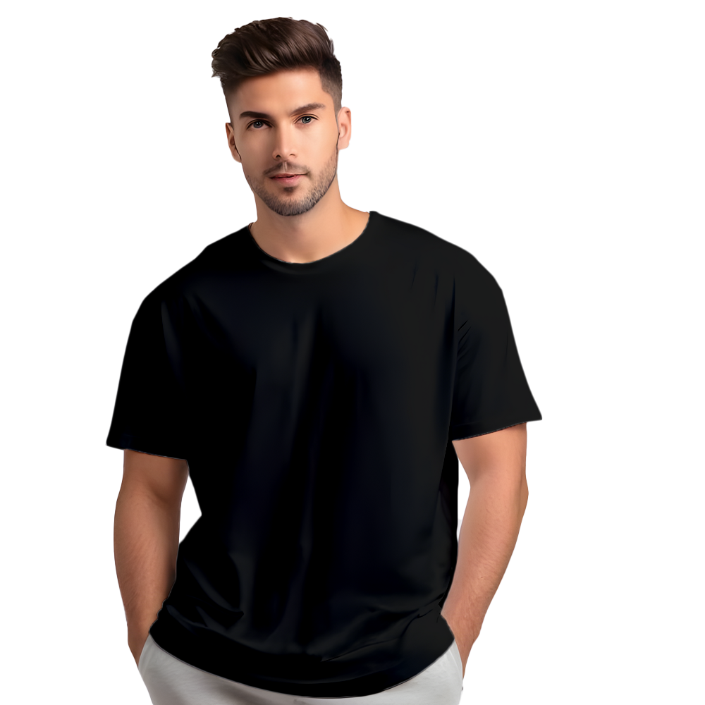 oversized plain t shirt for men