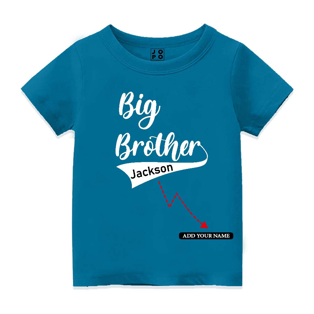 customized big brother kids' t-shirt