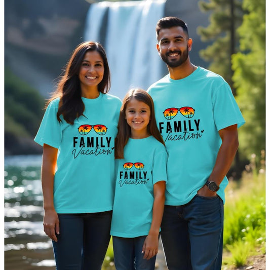 Family T-shirts set of 4 online Aquablue
