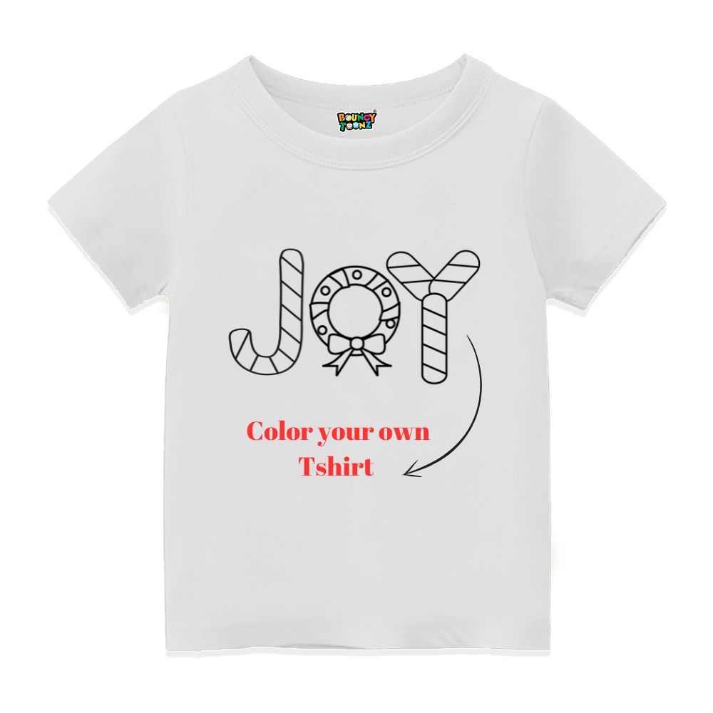 Christmas Color Your Tee - JOY