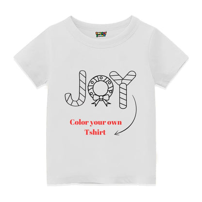 Christmas Color Your Tee - JOY