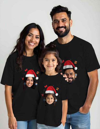Christmas Cap with Photo Printed Christmas T-Shirts
