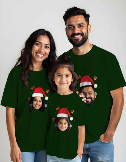Christmas Cap with Photo Printed Christmas T-Shirts