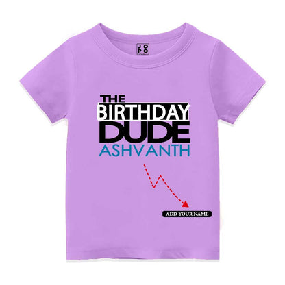 Birthday Dude Kids T Shirt online