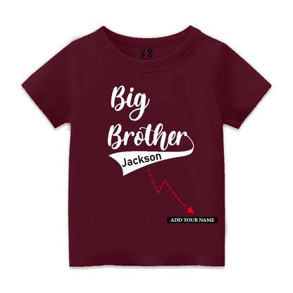 customized big brother kids' t-shirt