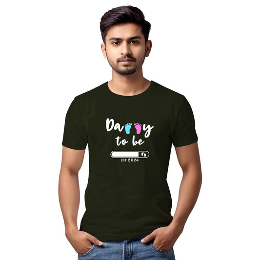 Dad To Be Print T-shirt  online