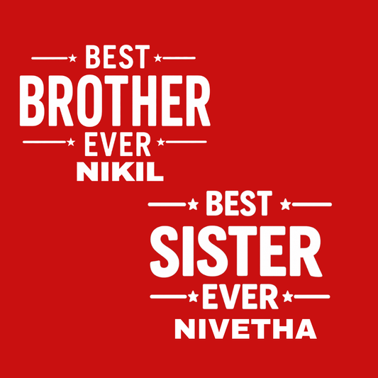 Rakhi Theme Personalized Matching Outfit Sweatshirt