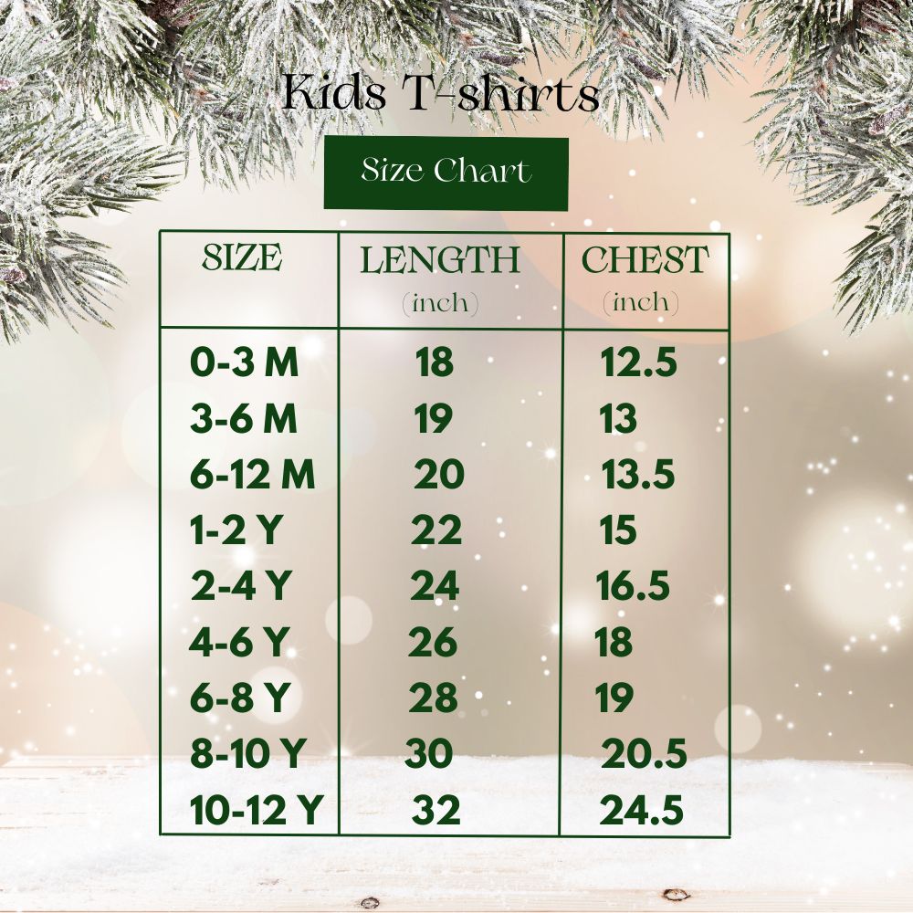 Customised Christmas Hat Theme Tshirt for Kids