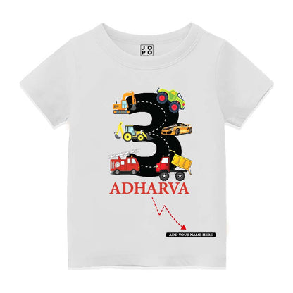 customized kid's t-shirt for white online