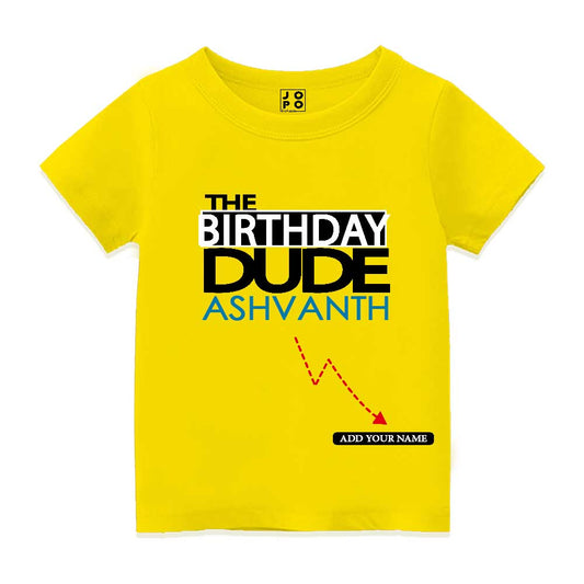 Birthday Dude Kids T Shirt online