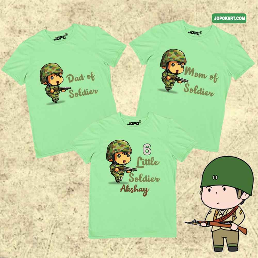 1 1 SOLDIER FAMILY MINT GREEN