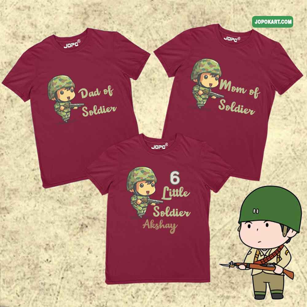 1 1 SOLDIER FAMILY maroon