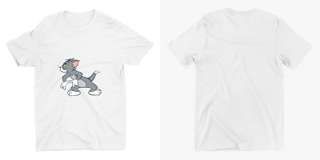 Custom T Shirts Printing Men Round Neck