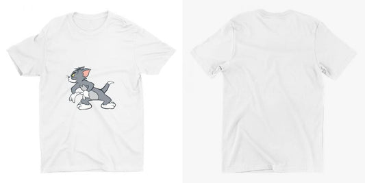 Custom T Shirts Printing Men Round Neck