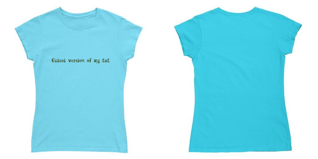 Custom T Shirt Girl Round Neck