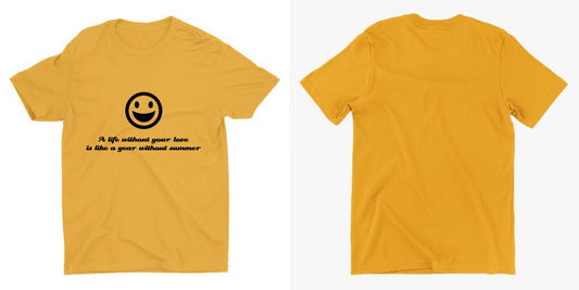 Custom T Shirts Printing Men Round Neck