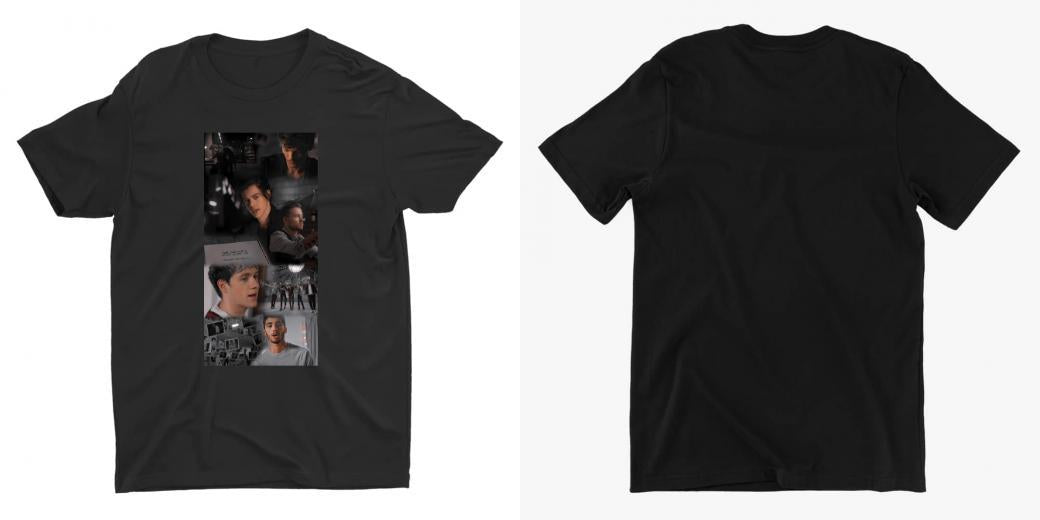 Custom T Shirts Printing Men Round Neck