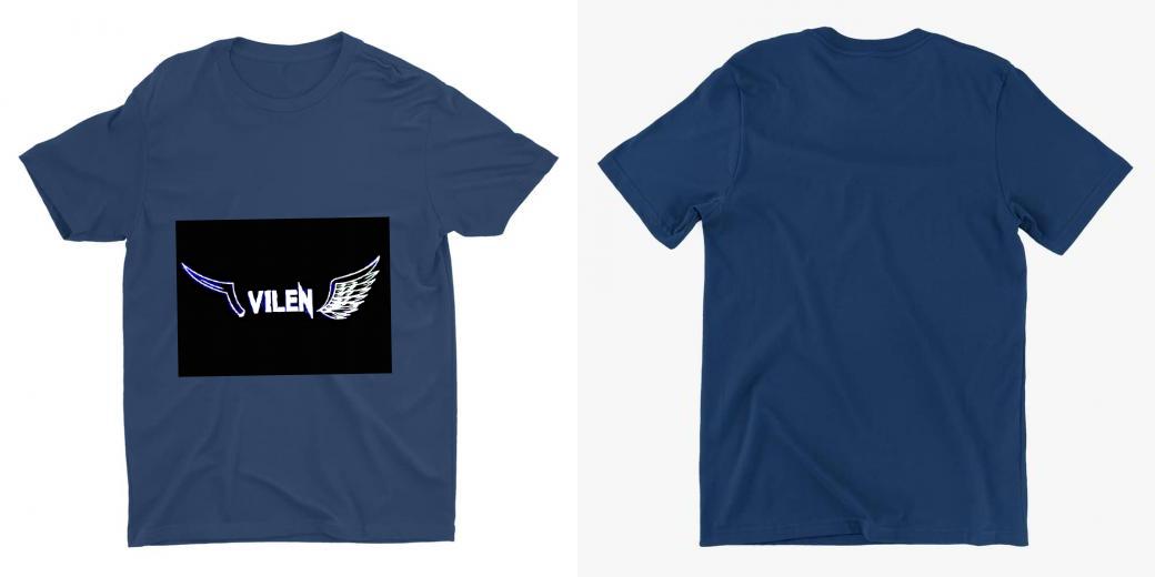 Custom T Shirts Printing Men Round Neck