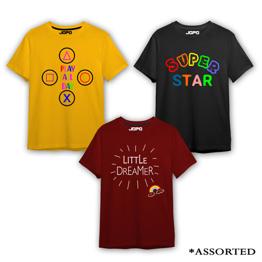 Boy's Tshirt Combo - Pack of 3