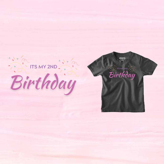 Its my 2nd Birthday Design kids T-shirt/Romper