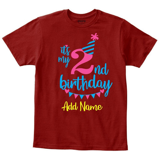 2 nd birthday Maroon