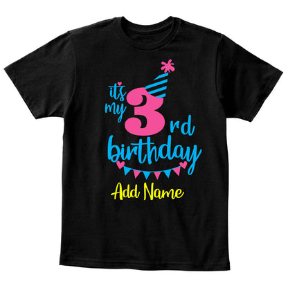 3 rd birthday Black