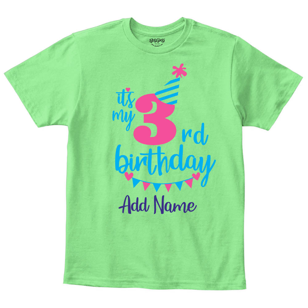3 rd birthday Mint Green