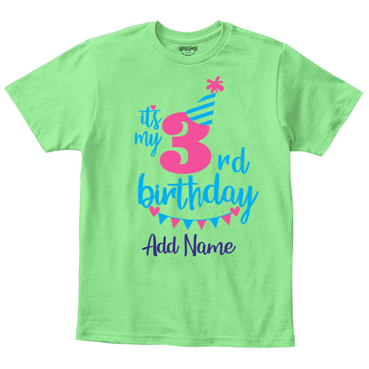 3 rd birthday Mint Green