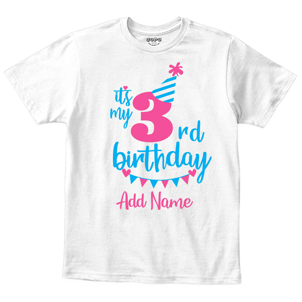 3 rd birthday white