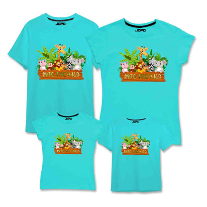 Jungle Theme- Into the Wild Matching Family Tshirts