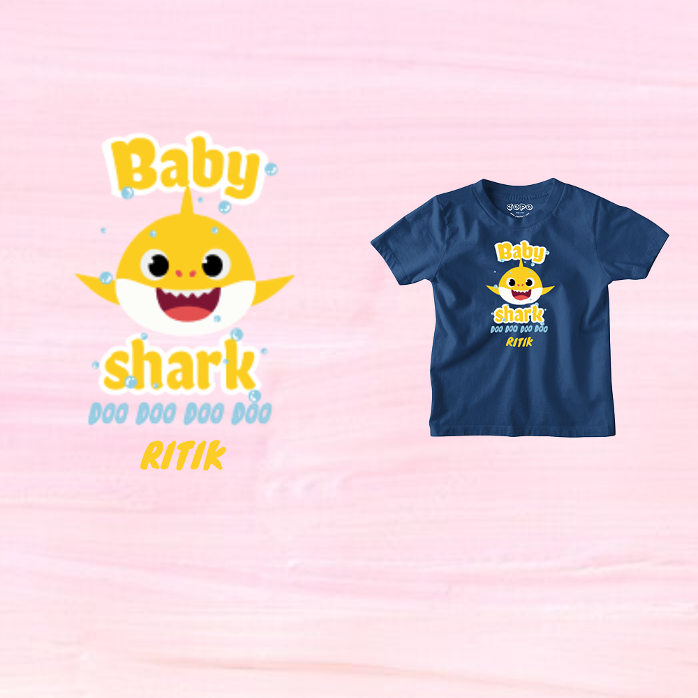 Custom Name Baby Shark