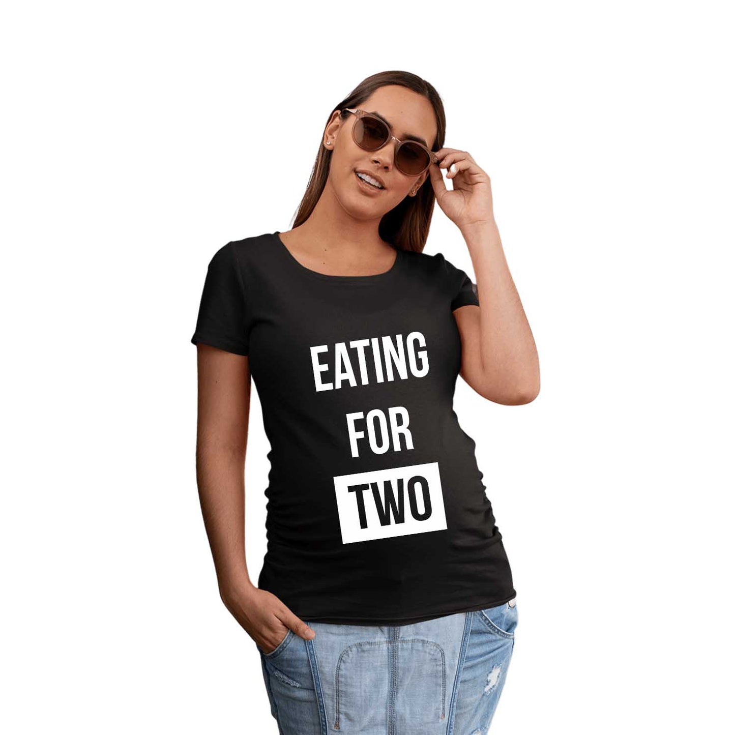 Eating for Two Pregnancy Tshirt