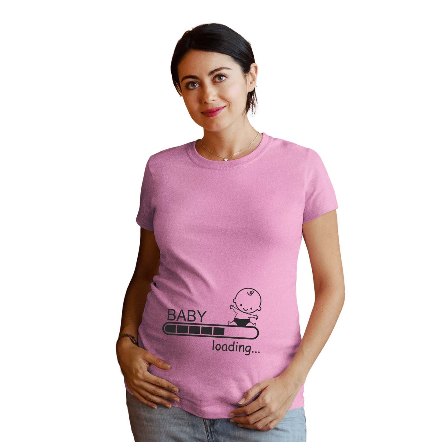 Baby Loading Please Wait Pregnancy Announcement T-Shirt