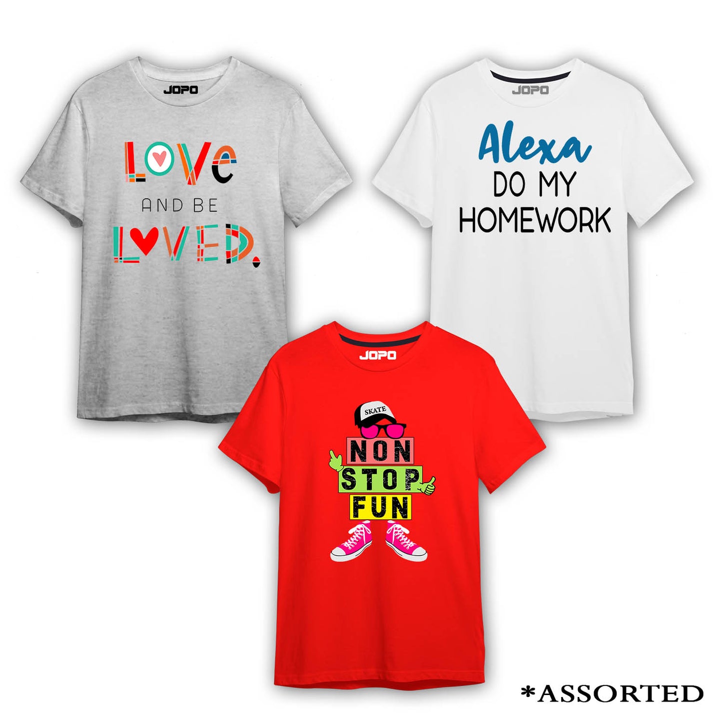 Combo 3pc Cute Boys Tshirts- 2
