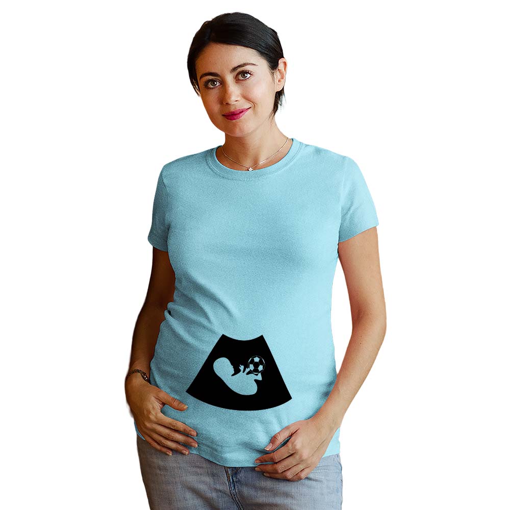 Soccer Baby Pregnancy Announcement Maternity Tees