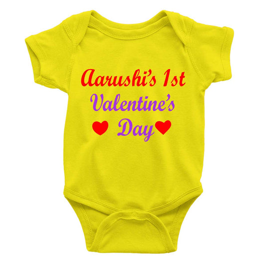 Aarushi 1st valentine's day yellow