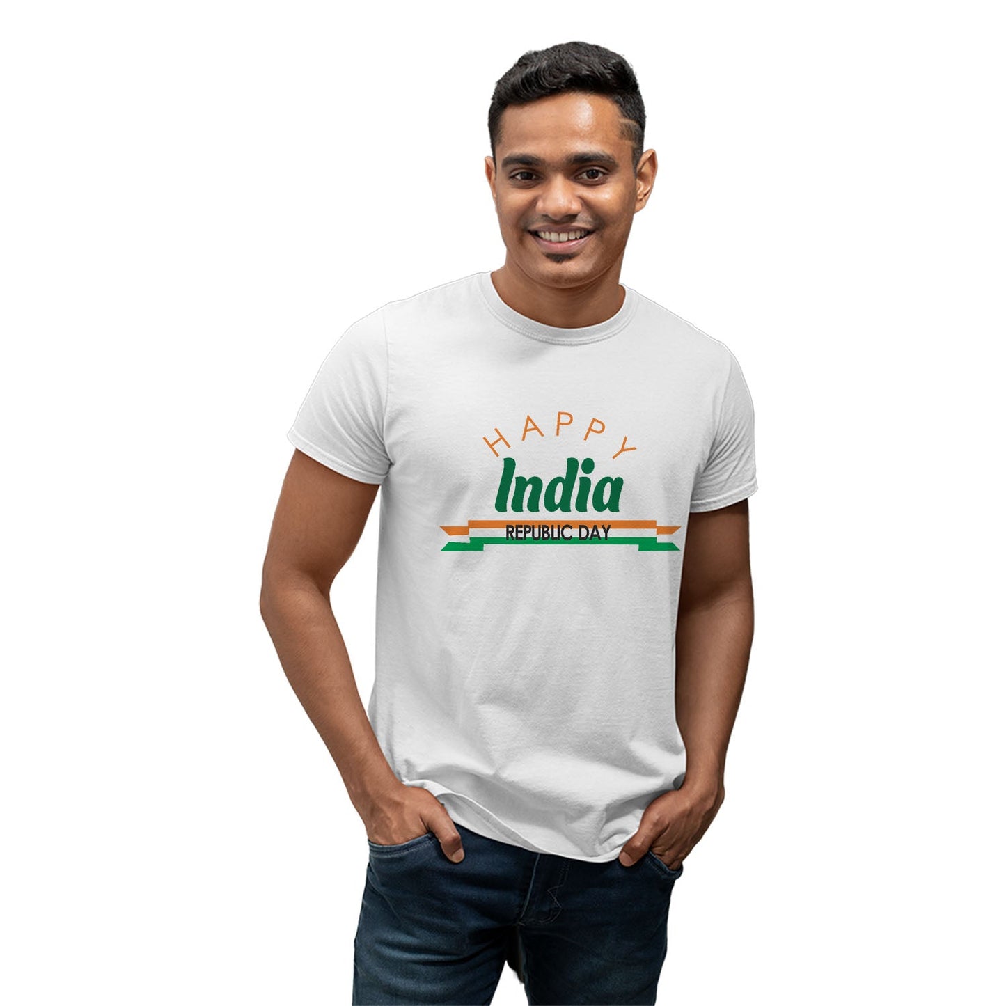 Happy India Republic Day Men Tshirt